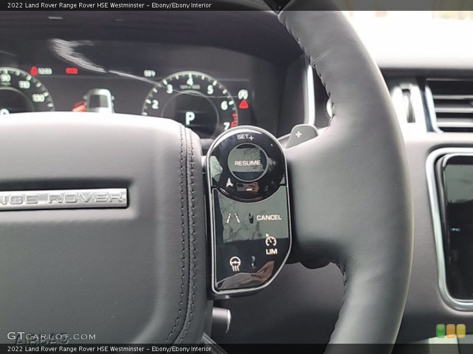 Ebony/Ebony Interior Steering Wheel for the 2022 Land Rover Range Rover HSE Westminster #143565673