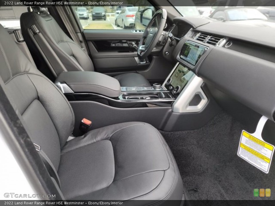Ebony/Ebony Interior Front Seat for the 2022 Land Rover Range Rover HSE Westminster #143566522