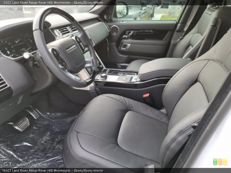 Ebony/Ebony Interior Front Seat for the 2022 Land Rover Range Rover HSE Westminster #143566765