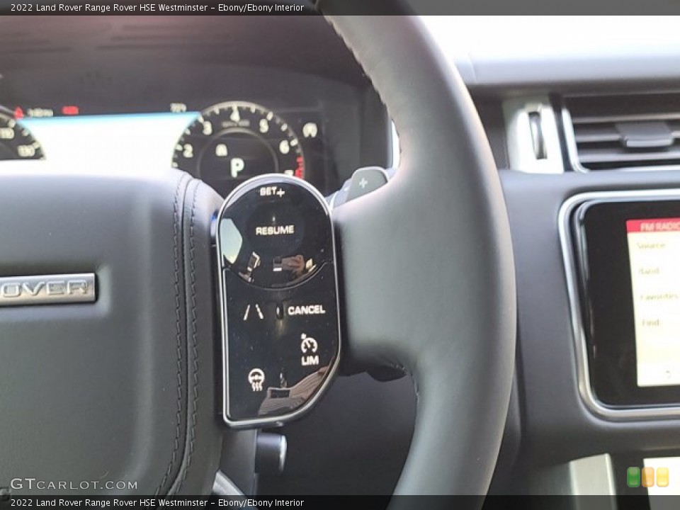 Ebony/Ebony Interior Steering Wheel for the 2022 Land Rover Range Rover HSE Westminster #143567350