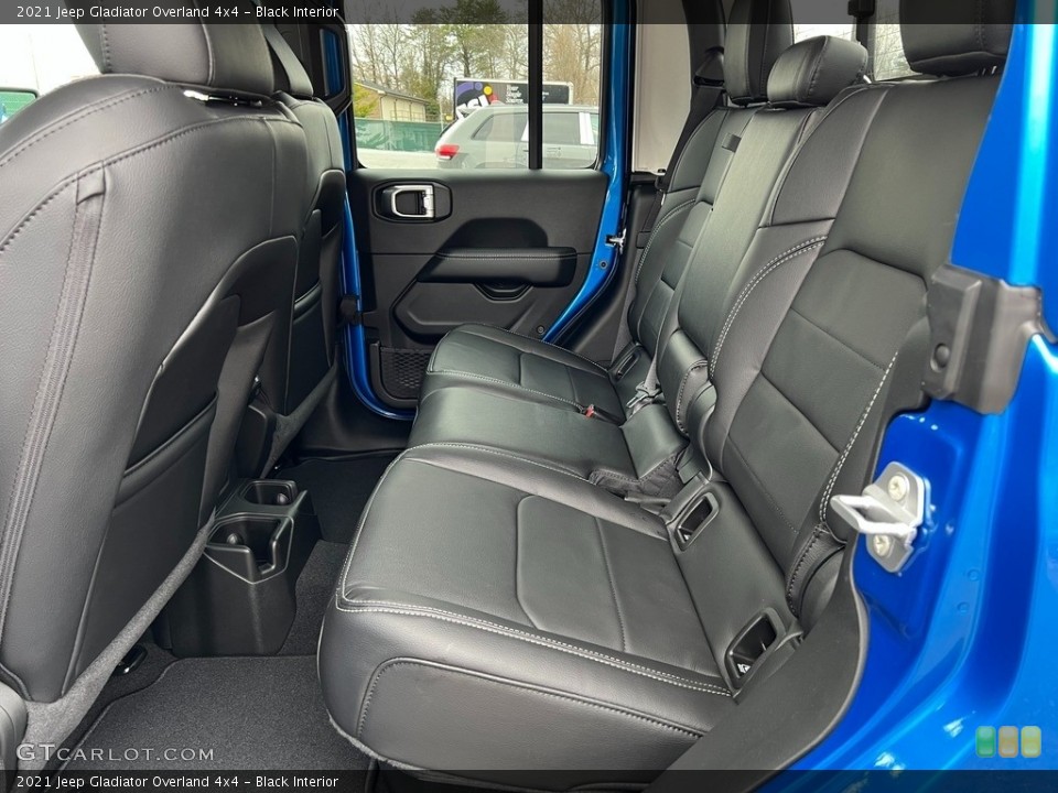 Black Interior Rear Seat for the 2021 Jeep Gladiator Overland 4x4 #143567518