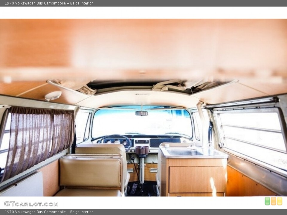 Beige 1970 Volkswagen Bus Interiors