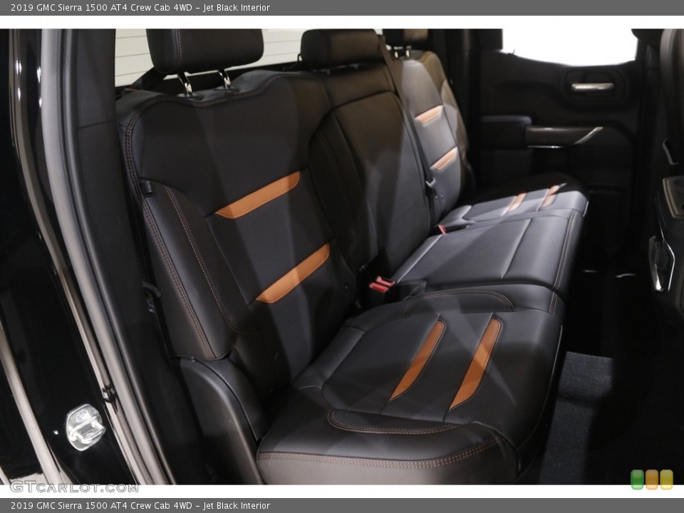Jet Black Interior Rear Seat for the 2019 GMC Sierra 1500 AT4 Crew Cab 4WD #143573272