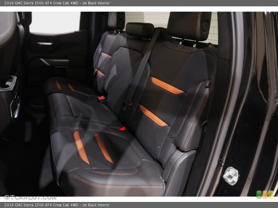 Jet Black Interior Rear Seat for the 2019 GMC Sierra 1500 AT4 Crew Cab 4WD #143573293