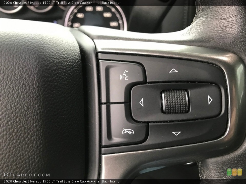 Jet Black Interior Steering Wheel for the 2020 Chevrolet Silverado 1500 LT Trail Boss Crew Cab 4x4 #143573368