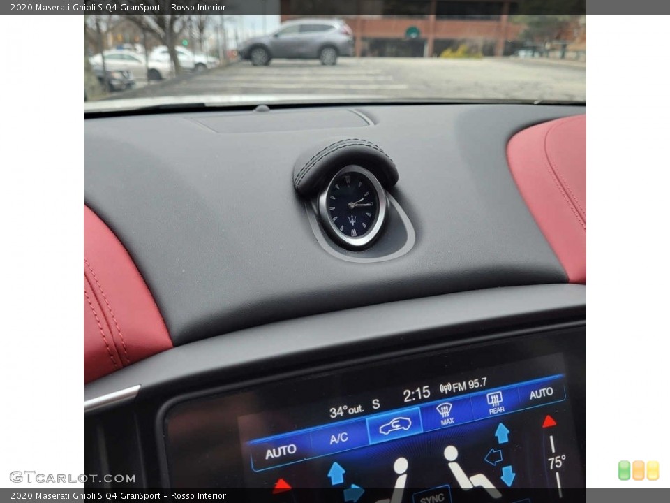 Rosso Interior Dashboard for the 2020 Maserati Ghibli S Q4 GranSport #143576362