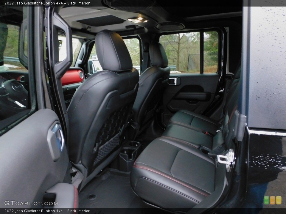 Black Interior Rear Seat for the 2022 Jeep Gladiator Rubicon 4x4 #143577633
