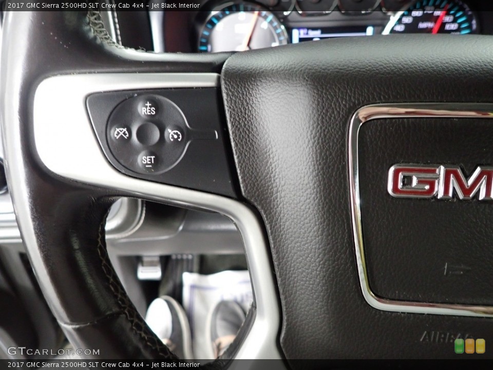 Jet Black Interior Steering Wheel for the 2017 GMC Sierra 2500HD SLT Crew Cab 4x4 #143578243