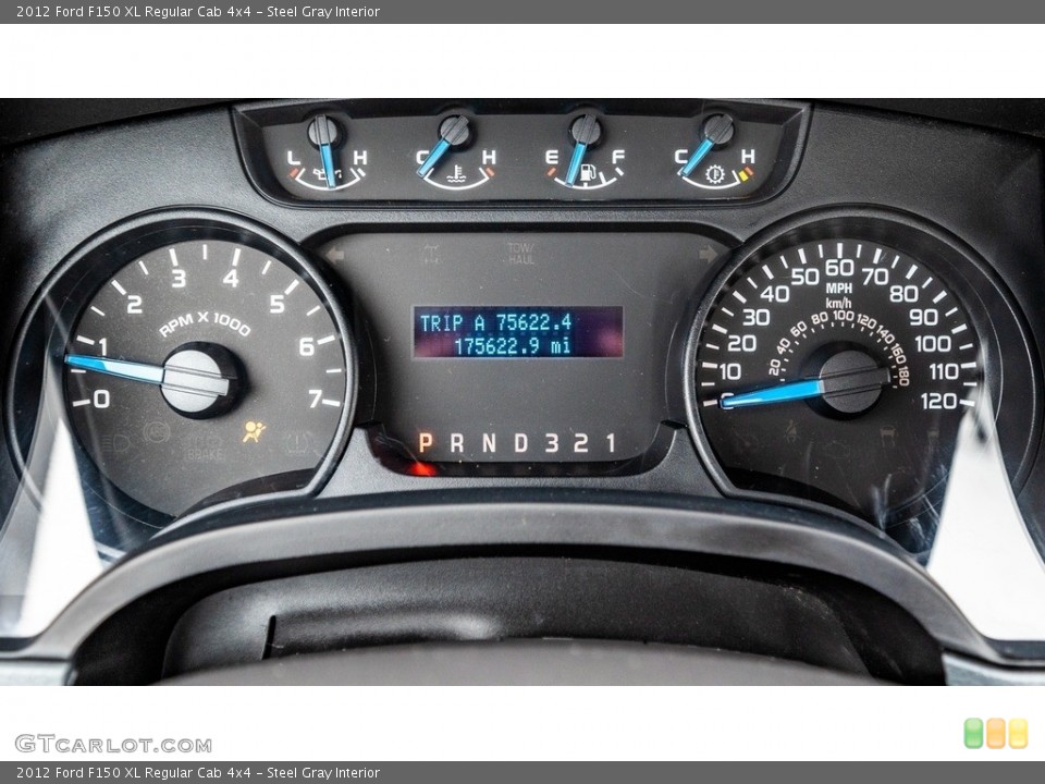 Steel Gray Interior Gauges for the 2012 Ford F150 XL Regular Cab 4x4 #143579148