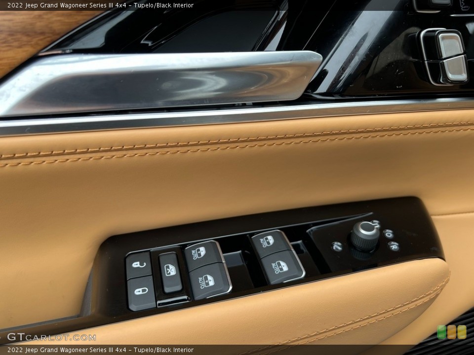 Tupelo/Black Interior Controls for the 2022 Jeep Grand Wagoneer Series III 4x4 #143580177