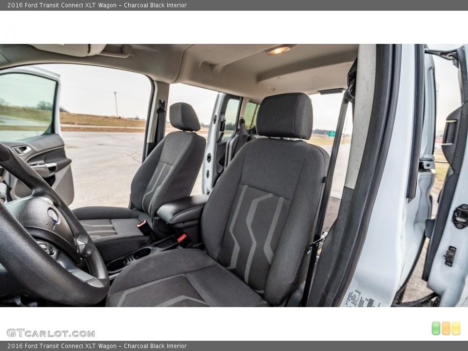Charcoal Black Interior Front Seat for the 2016 Ford Transit Connect XLT Wagon #143580336