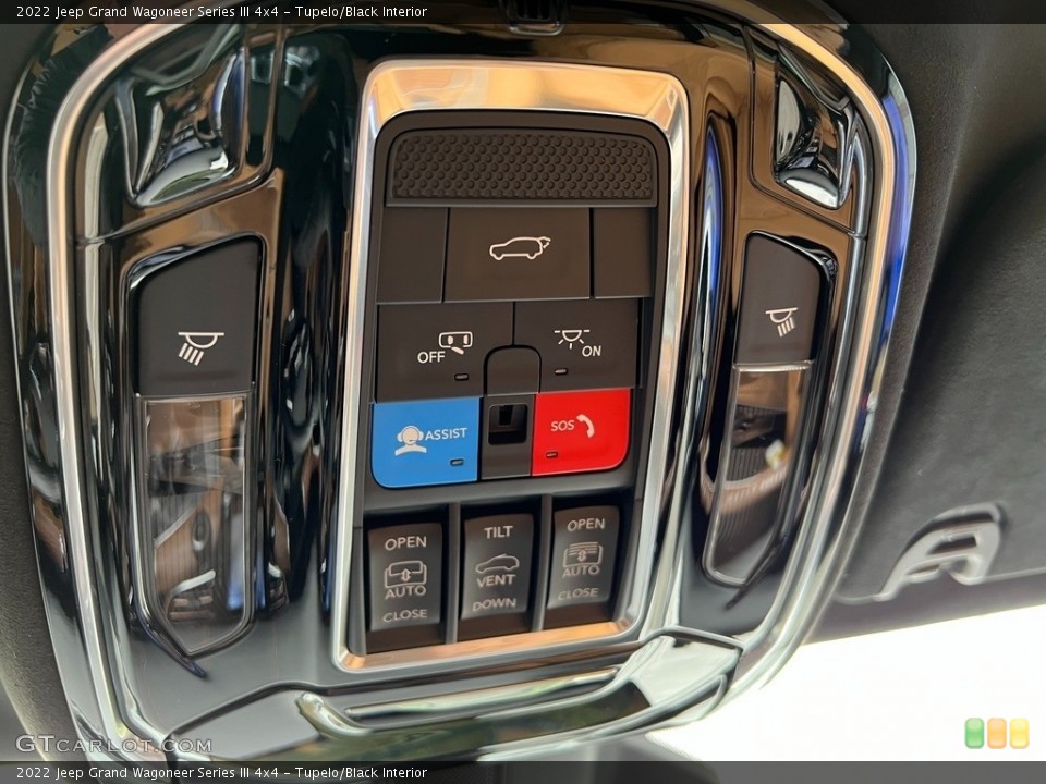 Tupelo/Black Interior Controls for the 2022 Jeep Grand Wagoneer Series III 4x4 #143580732