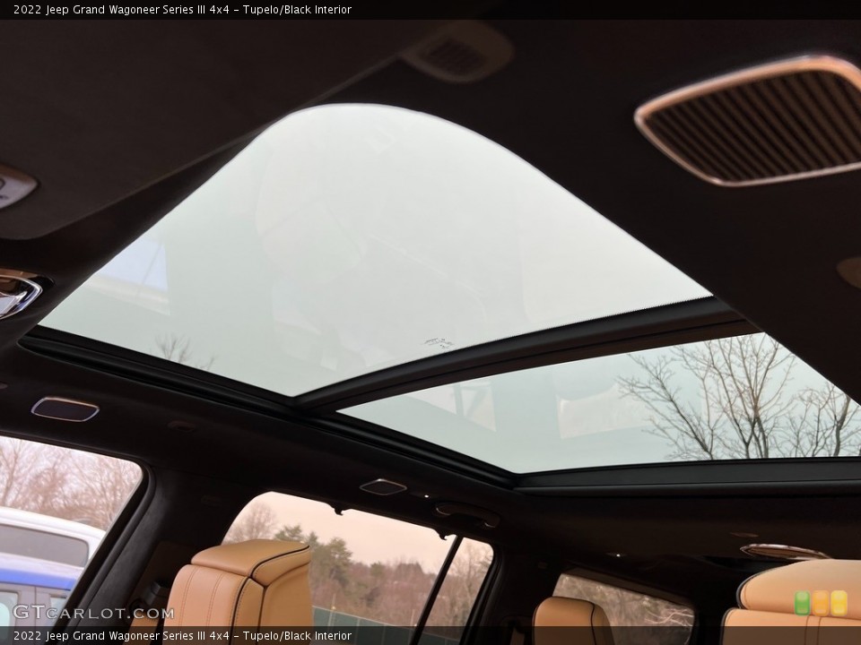Tupelo/Black Interior Sunroof for the 2022 Jeep Grand Wagoneer Series III 4x4 #143580744