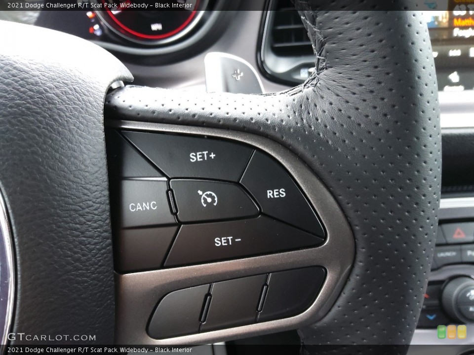 Black Interior Steering Wheel for the 2021 Dodge Challenger R/T Scat Pack Widebody #143581032