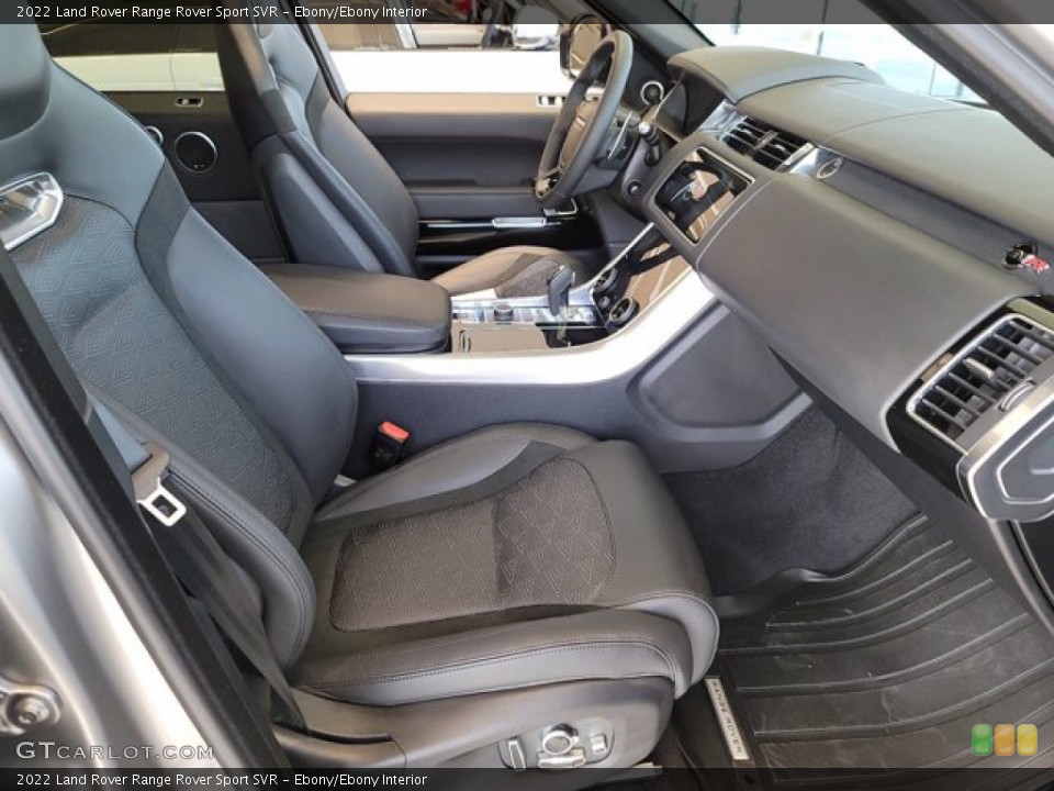Ebony/Ebony Interior Photo for the 2022 Land Rover Range Rover Sport SVR #143581170