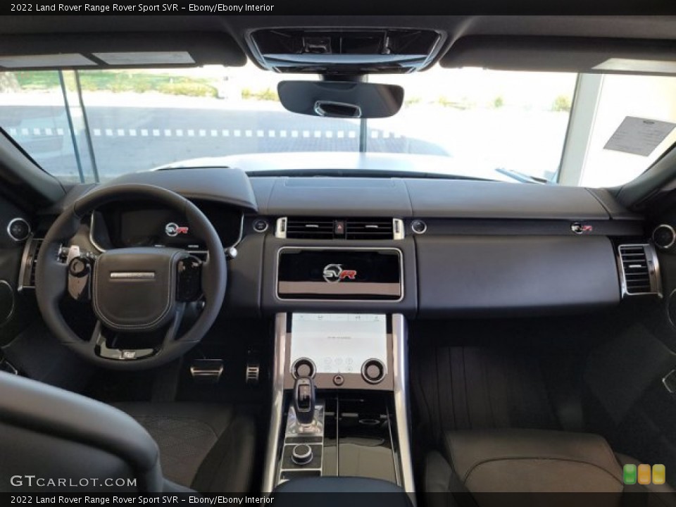 Ebony/Ebony Interior Dashboard for the 2022 Land Rover Range Rover Sport SVR #143581176