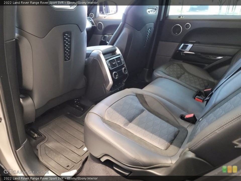 Ebony/Ebony Interior Rear Seat for the 2022 Land Rover Range Rover Sport SVR #143581188