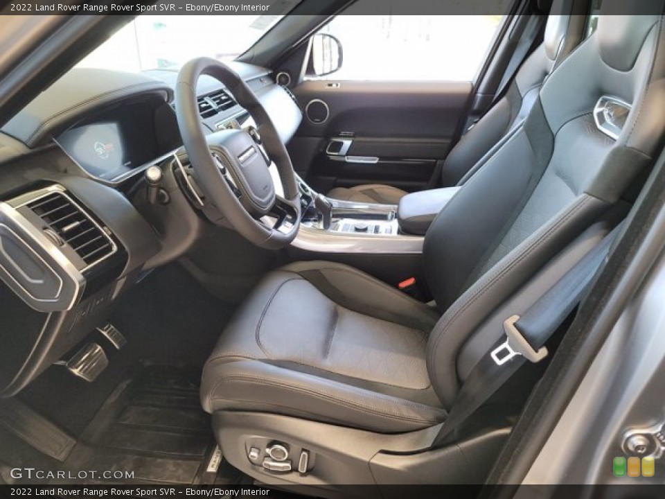 Ebony/Ebony Interior Front Seat for the 2022 Land Rover Range Rover Sport SVR #143581296