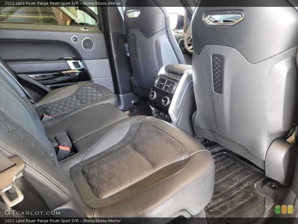 Ebony/Ebony Interior Rear Seat for the 2022 Land Rover Range Rover Sport SVR #143581449