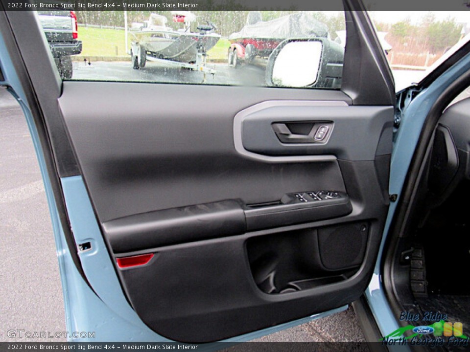 Medium Dark Slate Interior Door Panel for the 2022 Ford Bronco Sport Big Bend 4x4 #143581479