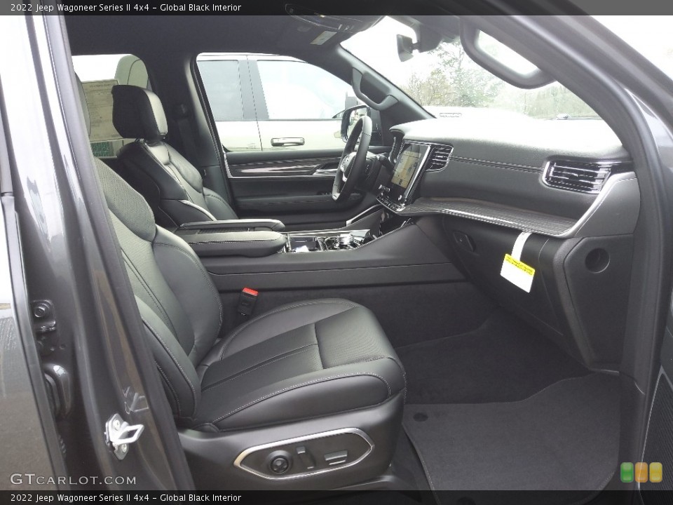 Global Black Interior Front Seat for the 2022 Jeep Wagoneer Series II 4x4 #143581875