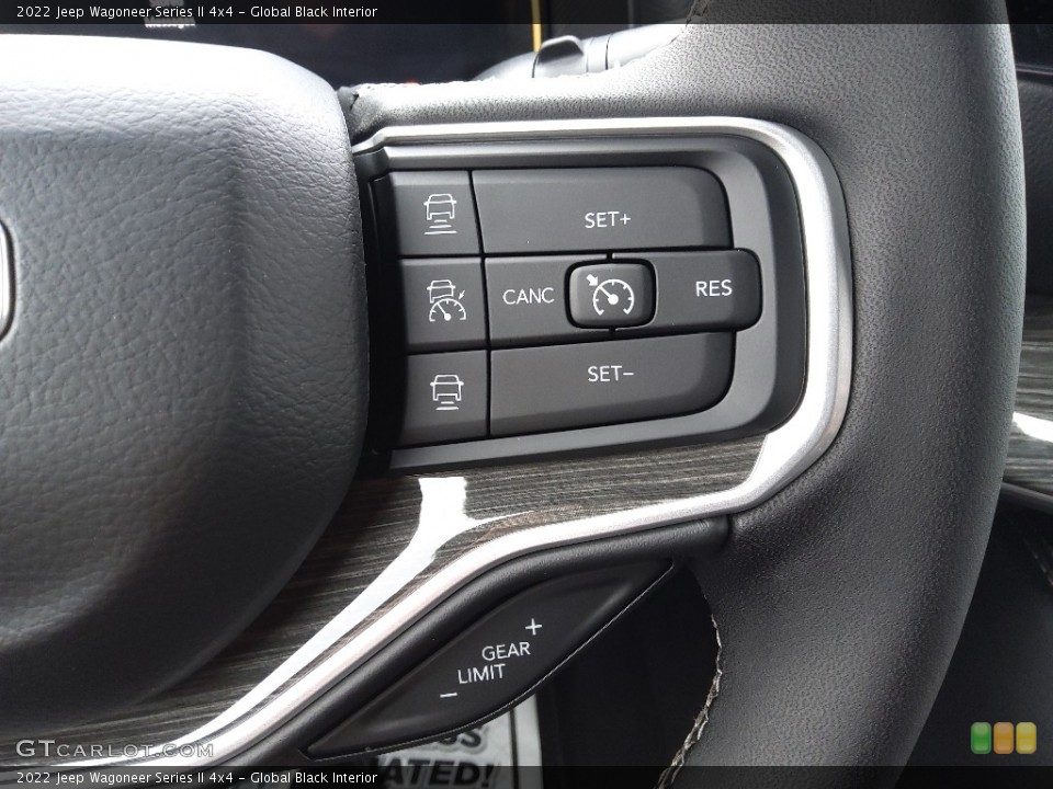 Global Black Interior Steering Wheel for the 2022 Jeep Wagoneer Series II 4x4 #143581893