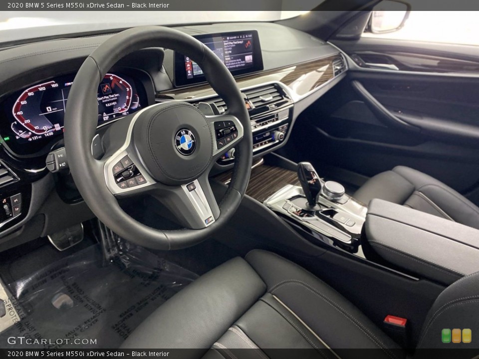 Black Interior Dashboard for the 2020 BMW 5 Series M550i xDrive Sedan #143584664