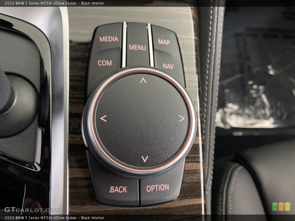 Black Interior Controls for the 2020 BMW 5 Series M550i xDrive Sedan #143584775