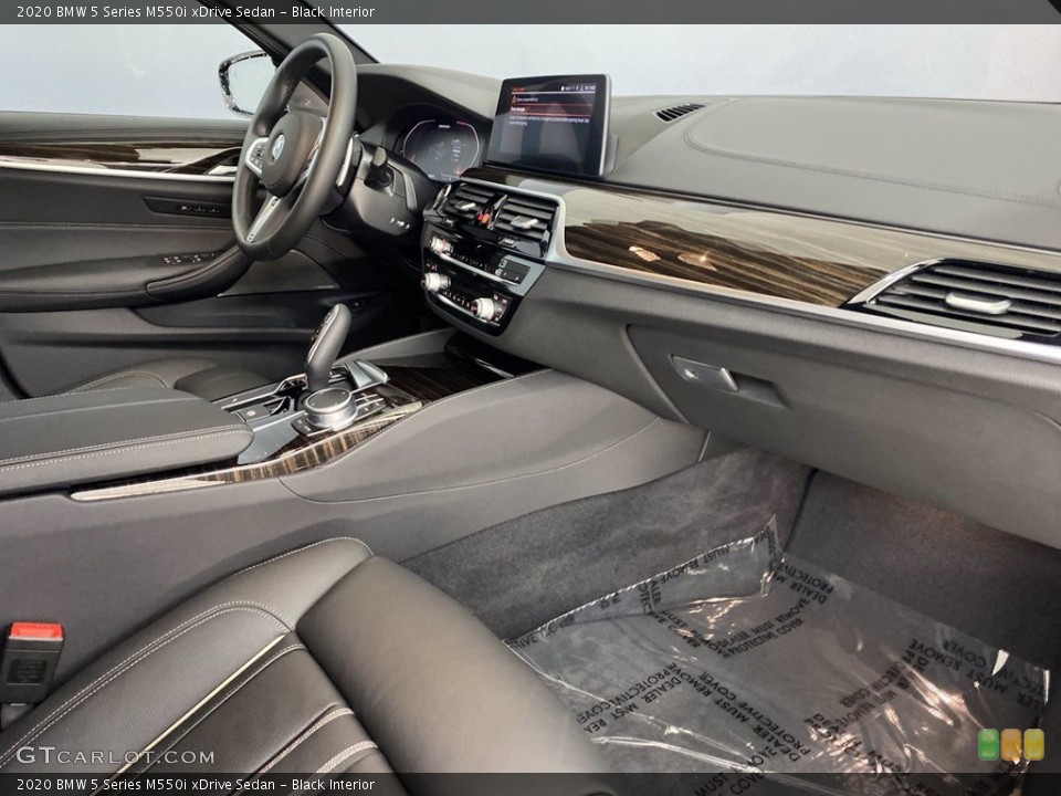 Black Interior Dashboard for the 2020 BMW 5 Series M550i xDrive Sedan #143584820