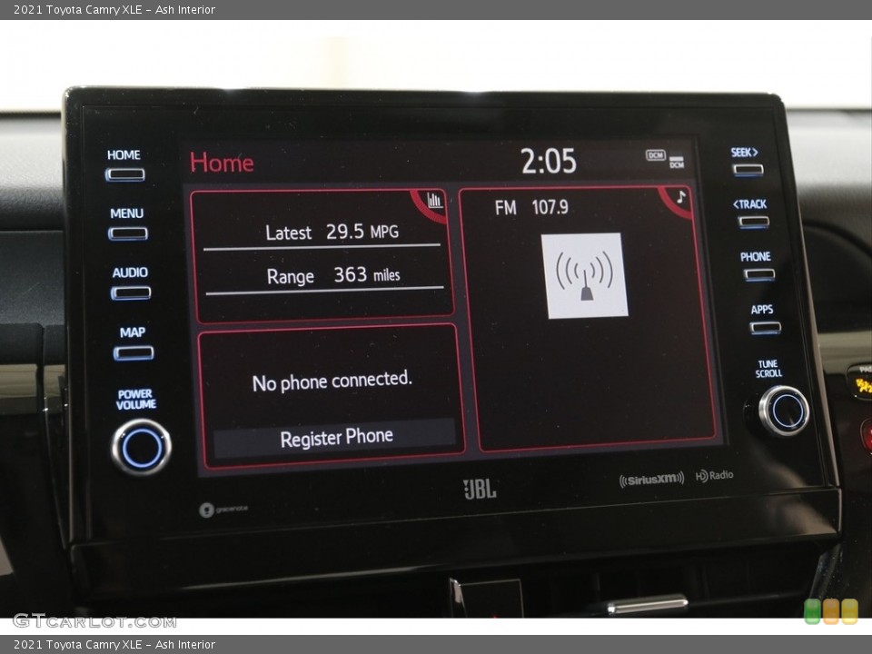Ash Interior Controls for the 2021 Toyota Camry XLE #143585132
