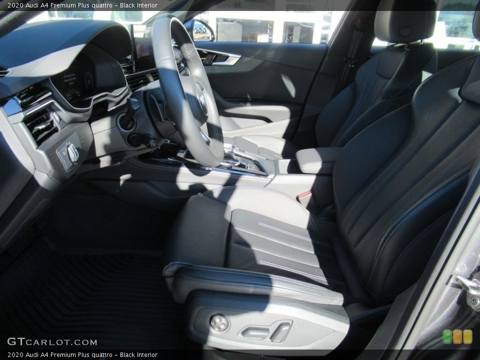 Black Interior Front Seat for the 2020 Audi A4 Premium Plus quattro #143587129