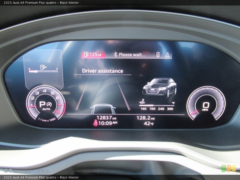 Black Interior Gauges for the 2020 Audi A4 Premium Plus quattro #143587261