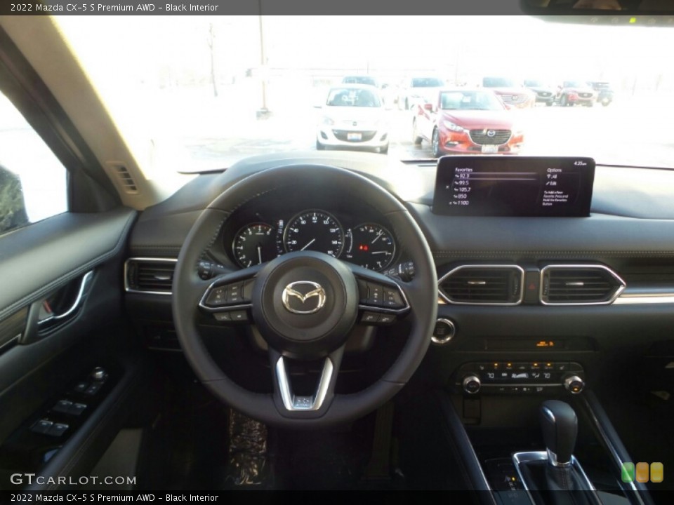 Black Interior Controls for the 2022 Mazda CX-5 S Premium AWD #143587312
