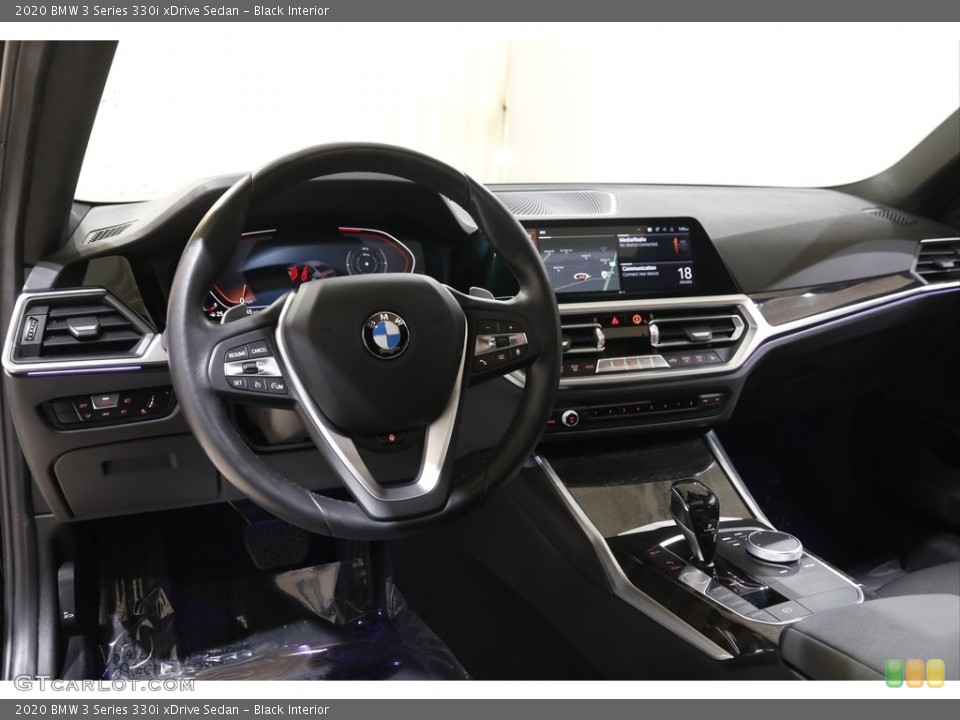 Black Interior Dashboard for the 2020 BMW 3 Series 330i xDrive Sedan #143588164