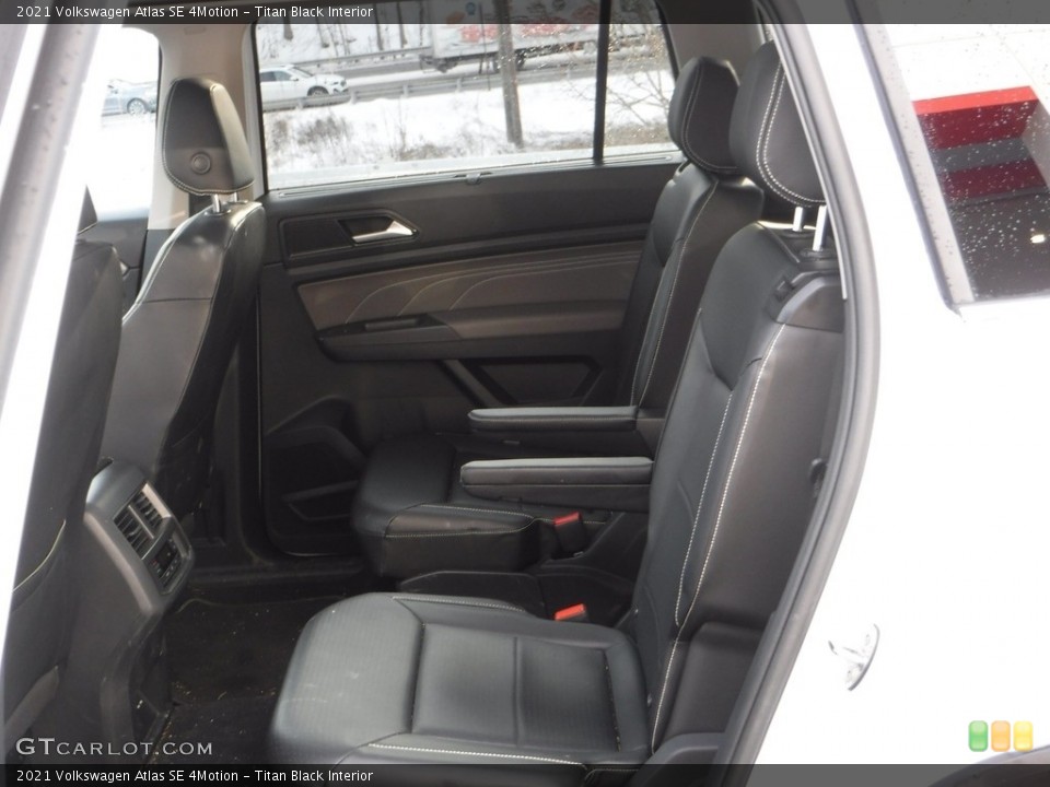 Titan Black Interior Rear Seat for the 2021 Volkswagen Atlas SE 4Motion #143589637