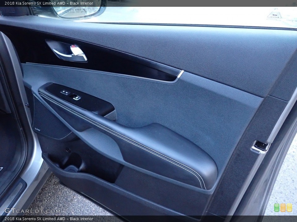 Black Interior Door Panel for the 2018 Kia Sorento SX Limited AWD #143590234