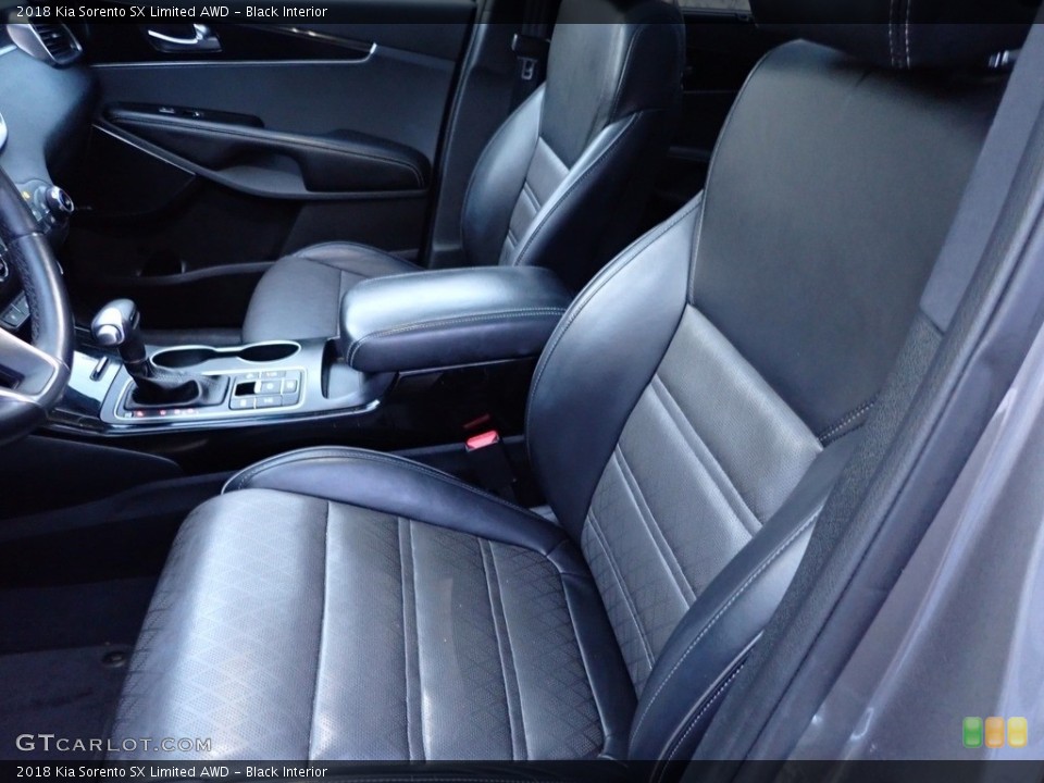 Black Interior Front Seat for the 2018 Kia Sorento SX Limited AWD #143590312
