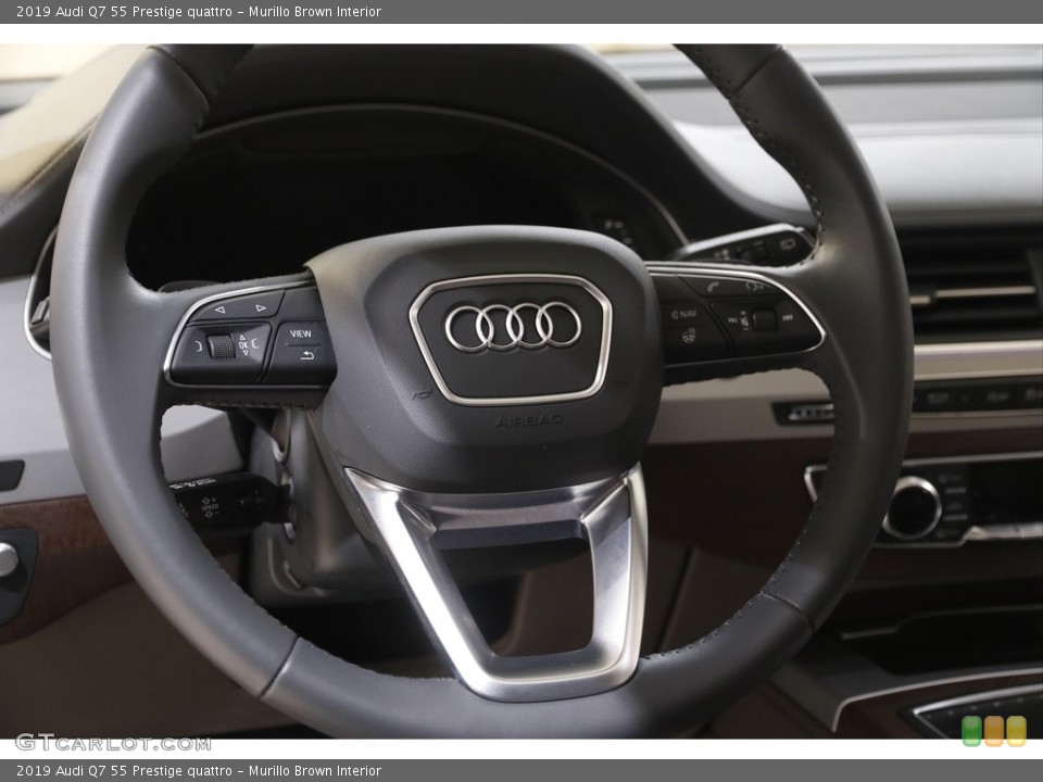 Murillo Brown Interior Steering Wheel for the 2019 Audi Q7 55 Prestige quattro #143591119