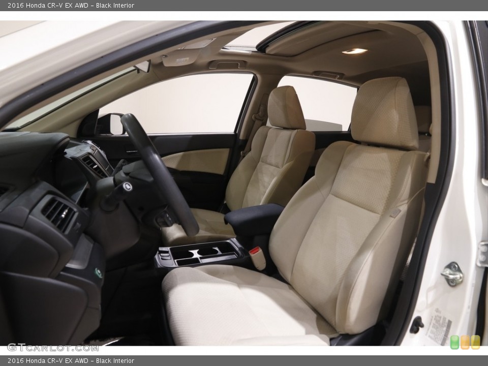 Black Interior Front Seat for the 2016 Honda CR-V EX AWD #143591593