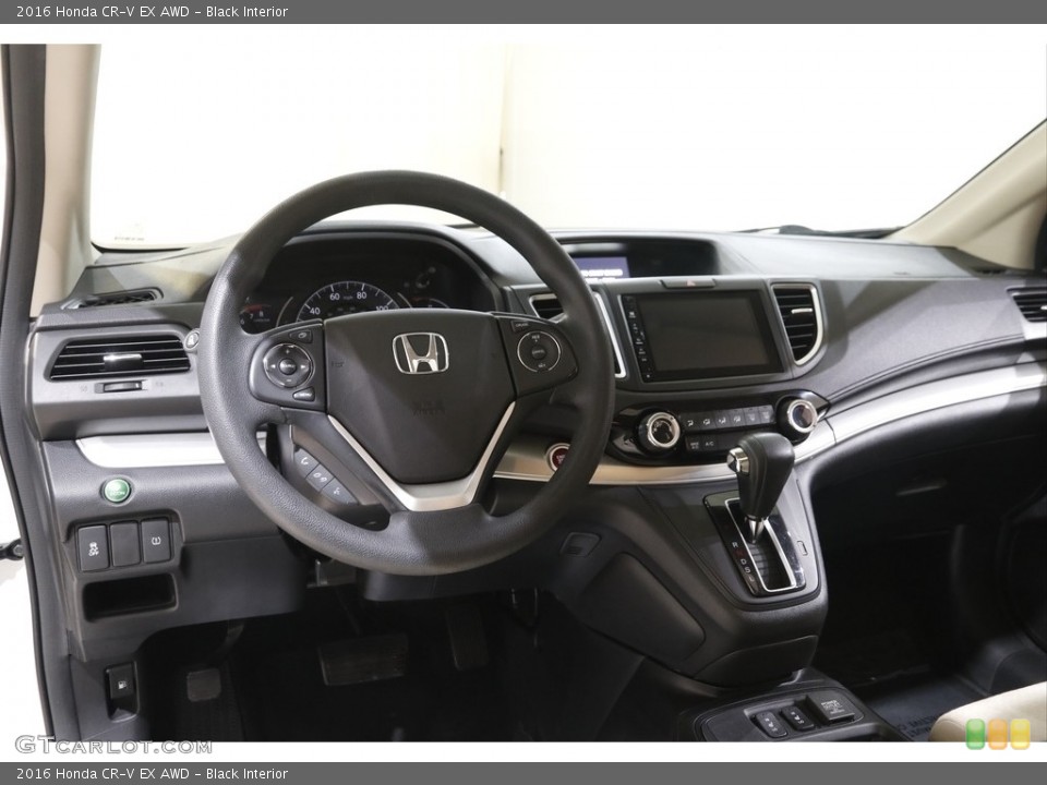 Black Interior Dashboard for the 2016 Honda CR-V EX AWD #143591608