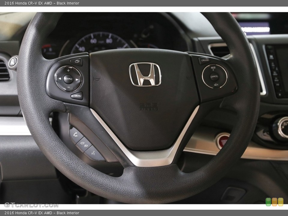 Black Interior Steering Wheel for the 2016 Honda CR-V EX AWD #143591632