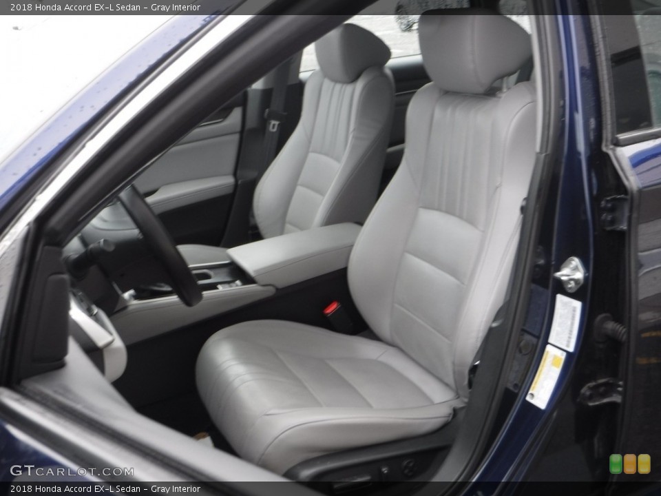 Gray Interior Photo for the 2018 Honda Accord EX-L Sedan #143591802