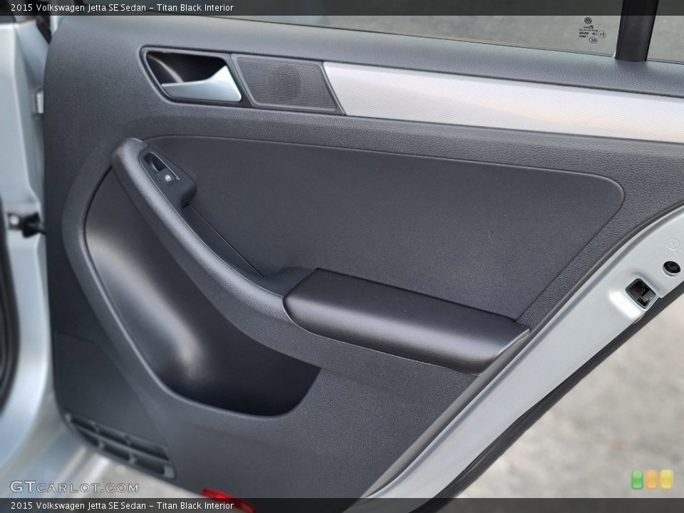 Titan Black Interior Door Panel for the 2015 Volkswagen Jetta SE Sedan #143592253