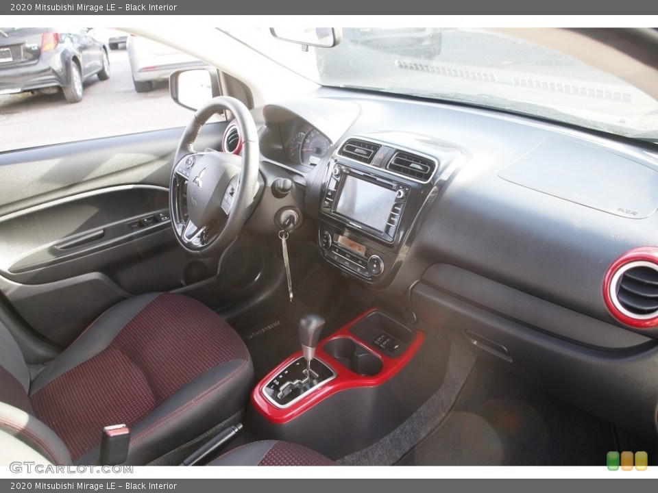 Black Interior Dashboard for the 2020 Mitsubishi Mirage LE #143592265