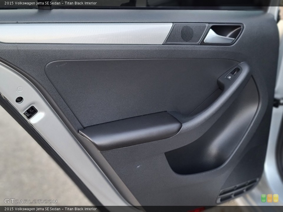Titan Black Interior Door Panel for the 2015 Volkswagen Jetta SE Sedan #143592394