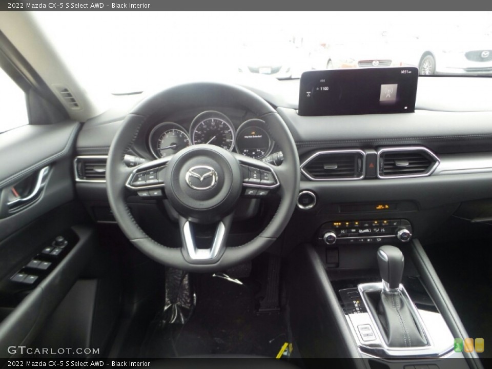 Black Interior Controls for the 2022 Mazda CX-5 S Select AWD #143593762