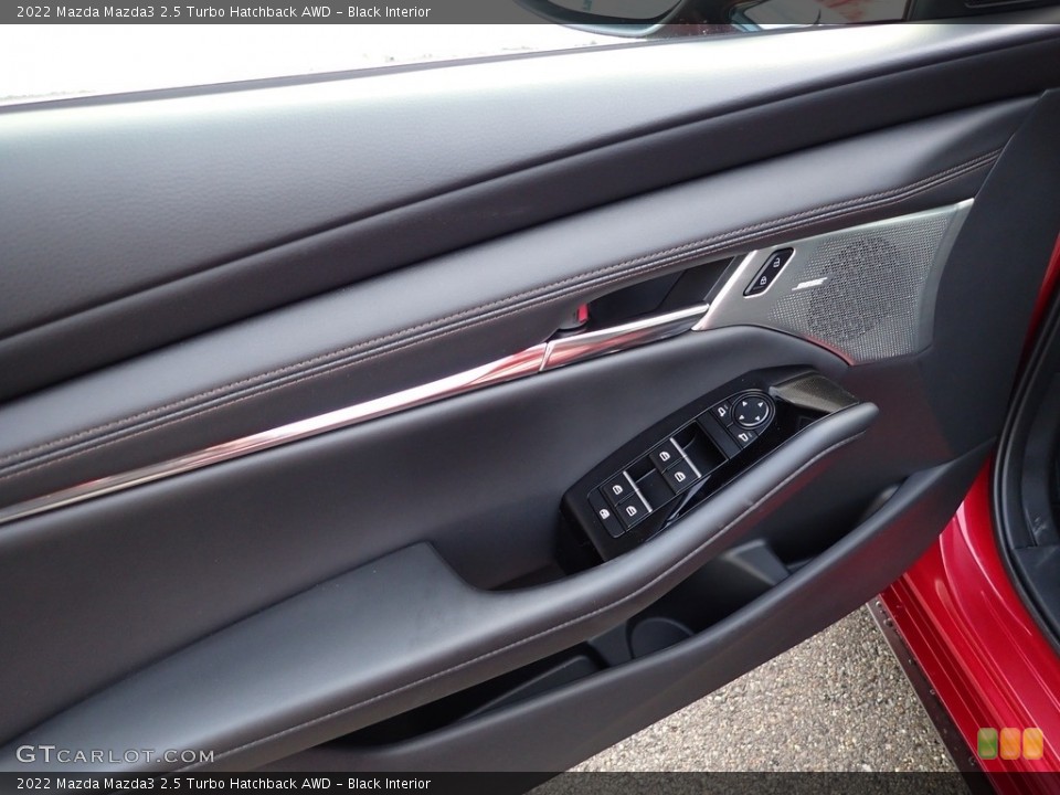 Black Interior Door Panel for the 2022 Mazda Mazda3 2.5 Turbo Hatchback AWD #143593768