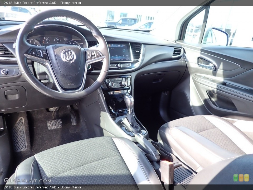 Ebony Interior Photo for the 2018 Buick Encore Preferred AWD #143594875