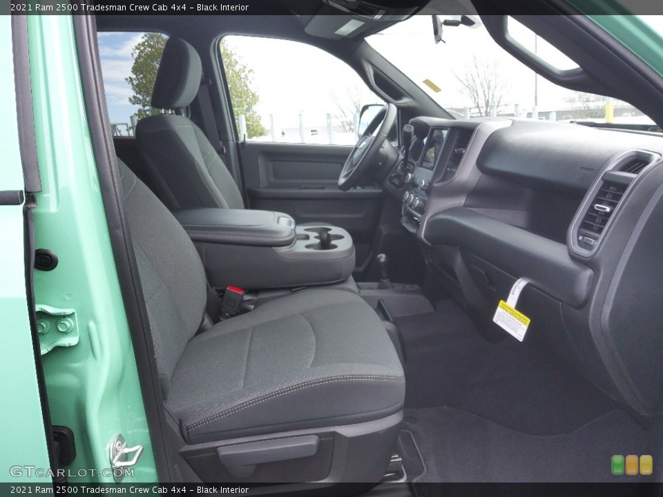 Black Interior Front Seat for the 2021 Ram 2500 Tradesman Crew Cab 4x4 #143595358