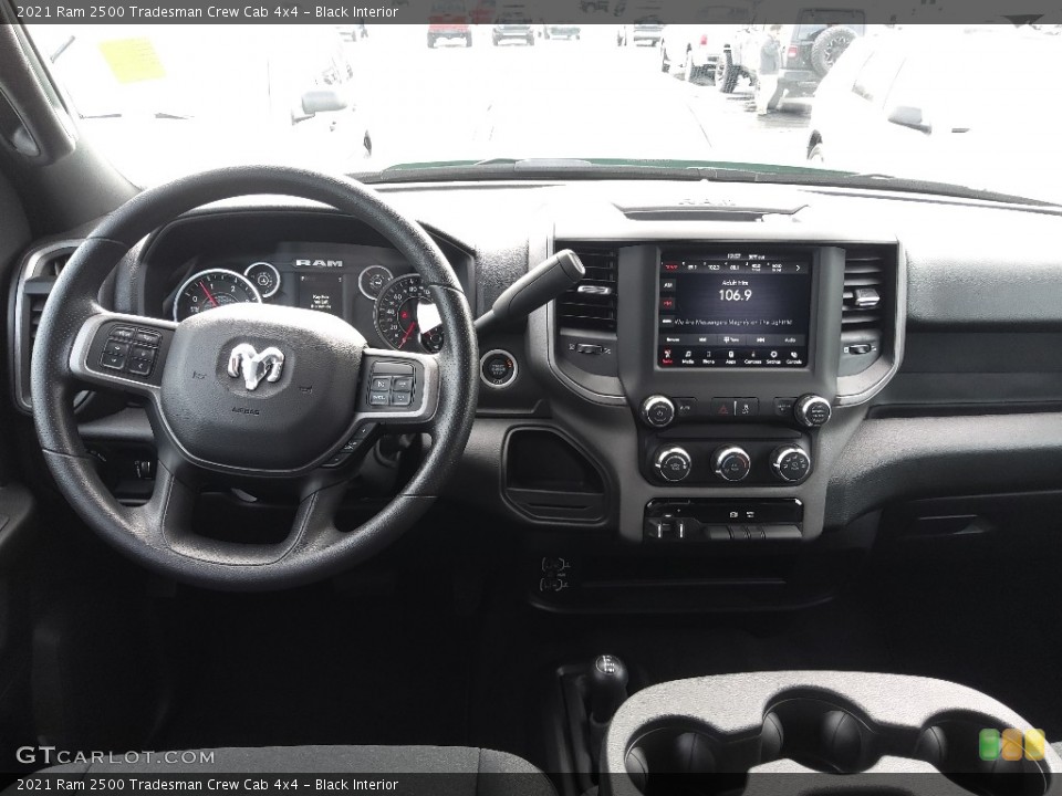 Black Interior Dashboard for the 2021 Ram 2500 Tradesman Crew Cab 4x4 #143595379